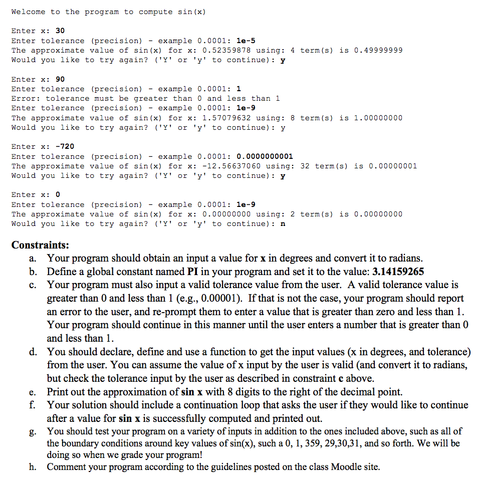 hello world!: executing sql query using sqlite.... Solved A. (20 points+2 potential bonus points) Sin (The Sine | Chegg.com