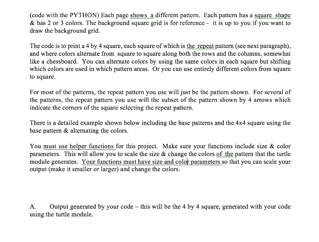 (code with the PYTHON) Each page shows a different | Chegg.com