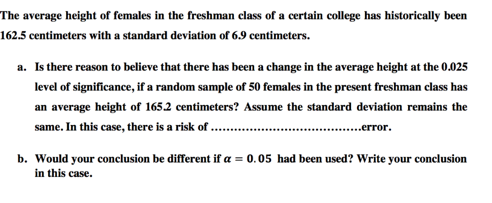 solved-the-average-height-of-females-in-the-freshman-class-chegg