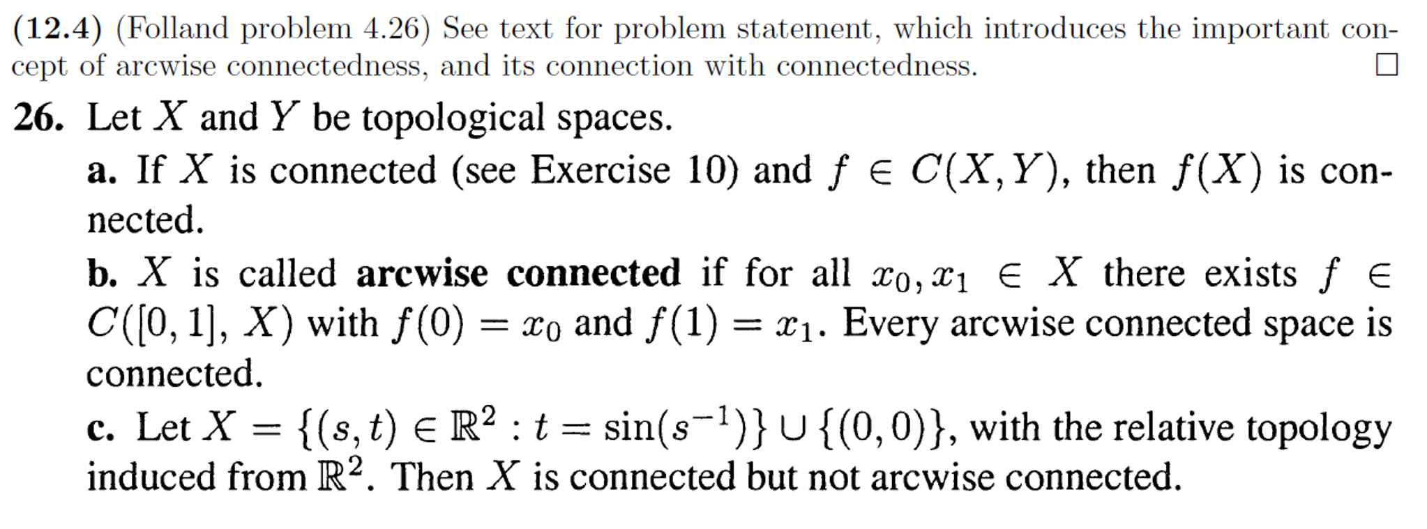 Solved 12.4 Real (Mathematical) Analysis. Point Set | Chegg.com