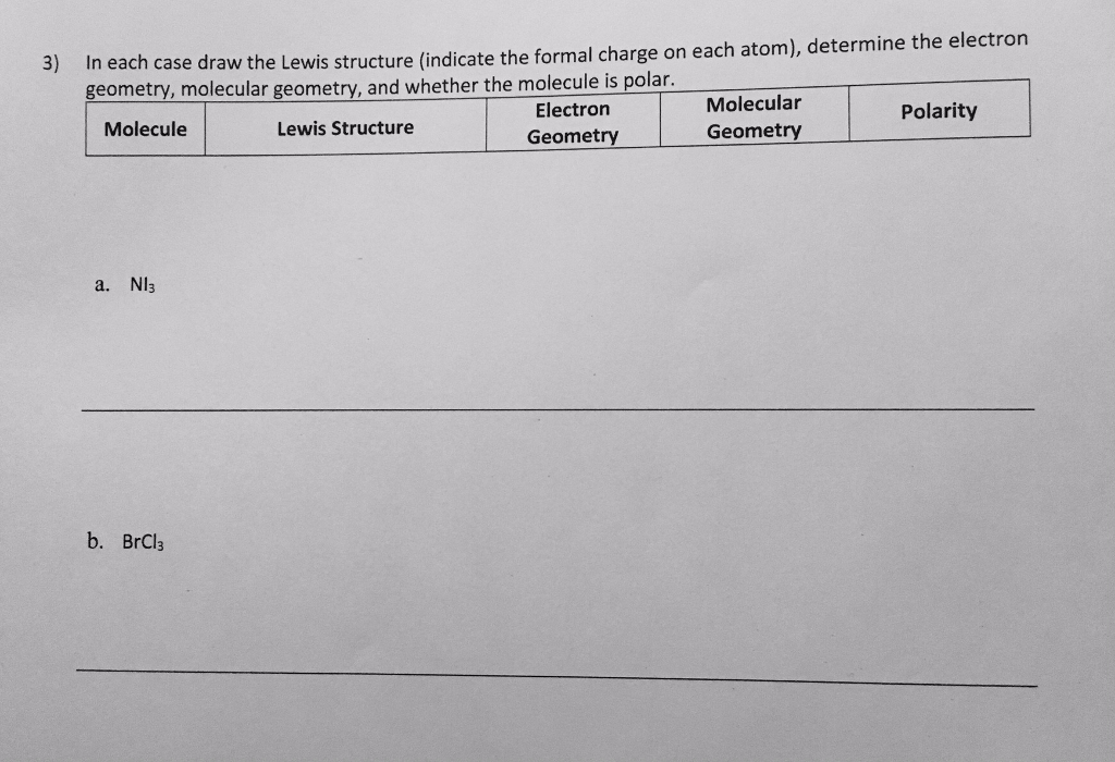 Solved case draw the Lewis structure (indicate the formal | Chegg.com