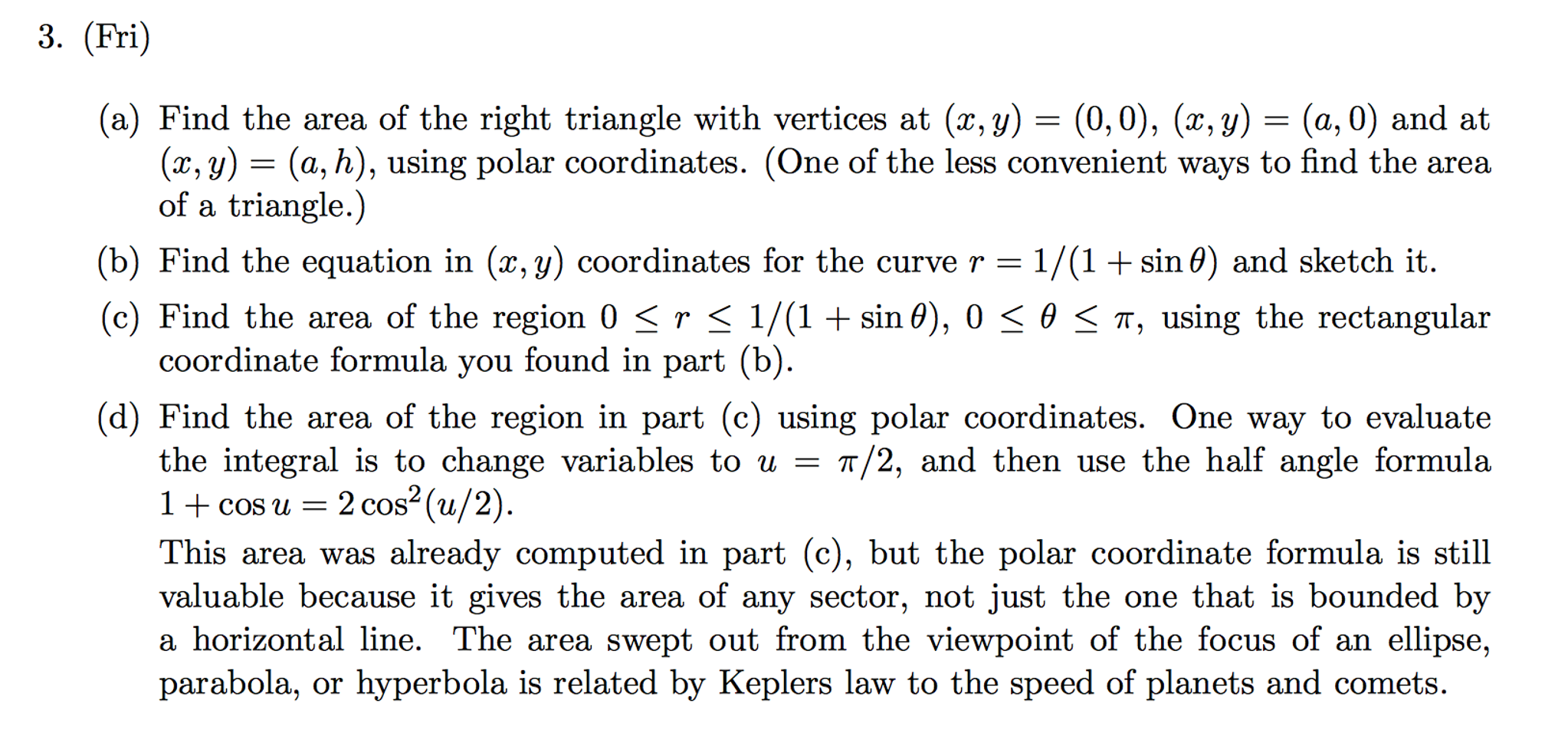 how to find the area of a right triangle with vertices