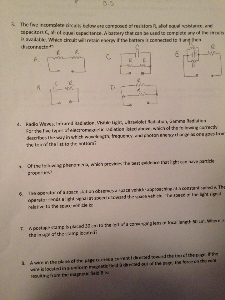 Circuit Diagram Incomplete