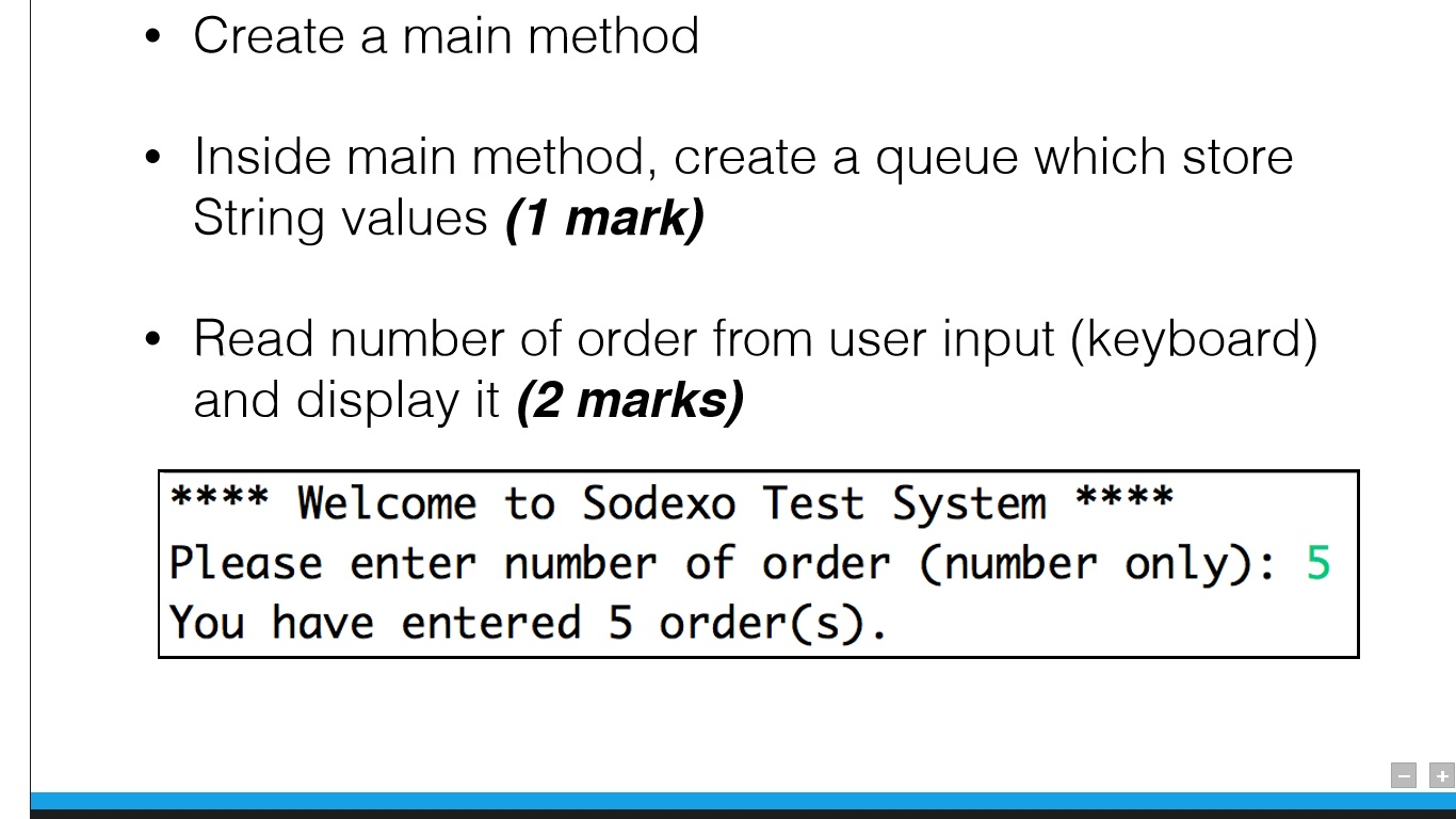 Solved Create a main method Inside main method, create a | Chegg.com
