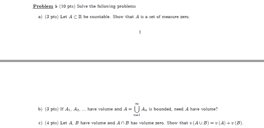 Solved Problem 5 (10 pts) Solve the following problems a) (3 | Chegg.com