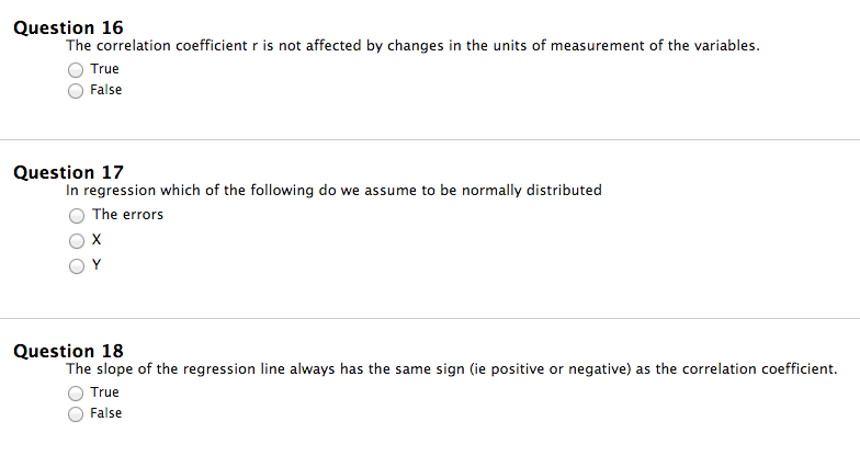Correlation Coefficient Example Question Solved Question 1 The correlation coefficient r can be | Chegg.com