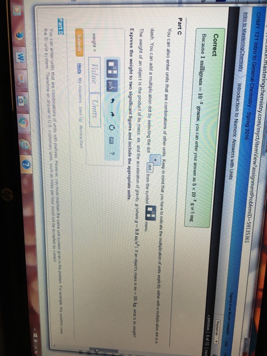 Solved You can also enter units that are combinations of