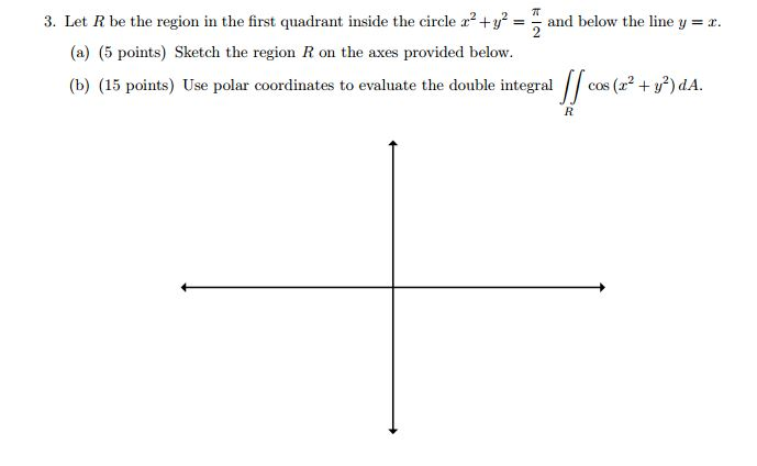 Solved Let R be the region in the first quadrant inside the | Chegg.com
