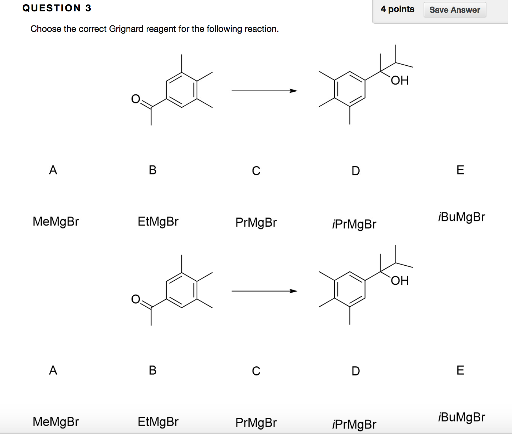 Solved QUESTION 5 4 points Save Answer What is the product | Chegg.com
