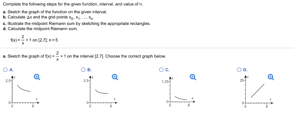 Solved Complete The Following Steps For The Given Function, | Chegg.com