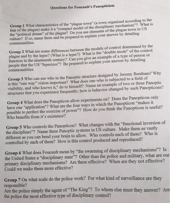 What characteristics of the "plague town" (a town