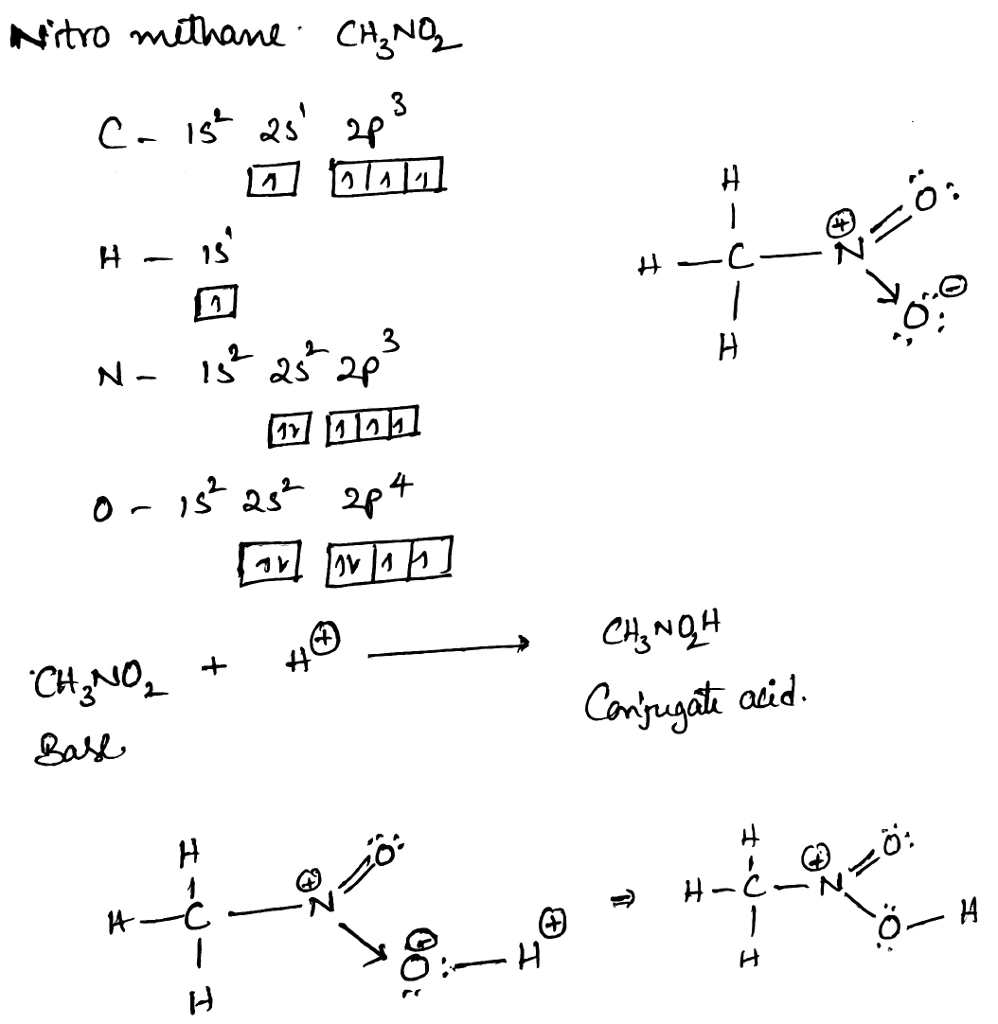 Solved Part A Draw The Best Lewis Structure Of Ch3no2 A