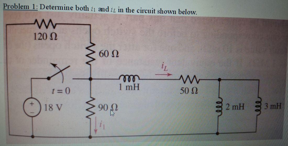 Solved Problem Determine both i and i in the circuit shown | Chegg.com