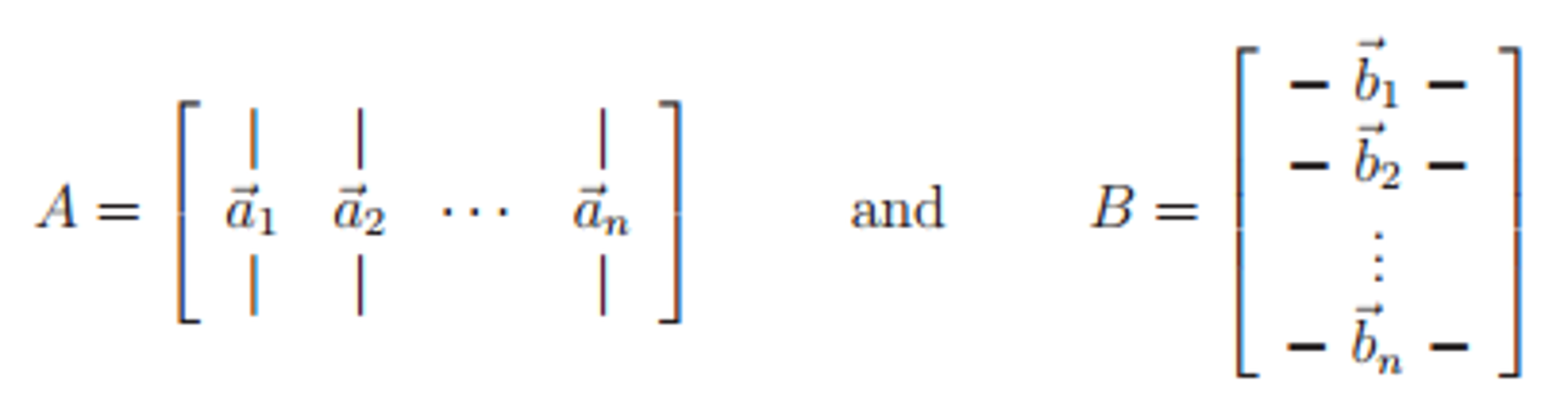 Solved We have seen that when given an m×n matrix A and an | Chegg.com