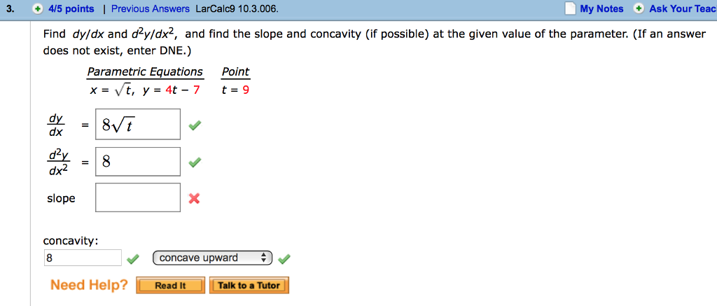 solved-find-dy-dx-and-d-2y-dx-2-and-find-the-slope-and-chegg