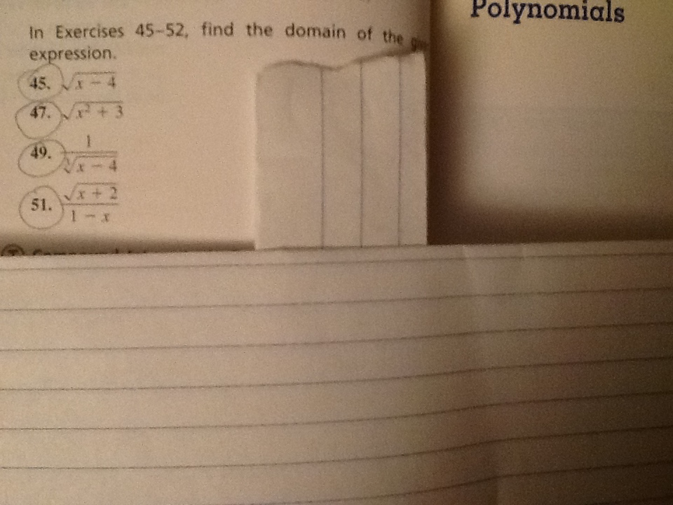 domain of square root of x 2