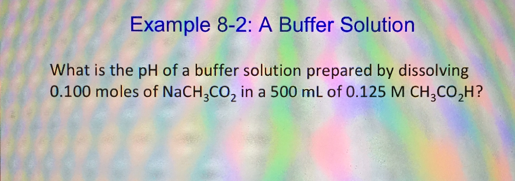 Solved What Is The PH Of A Buffer Solution Prepared By | Chegg.com