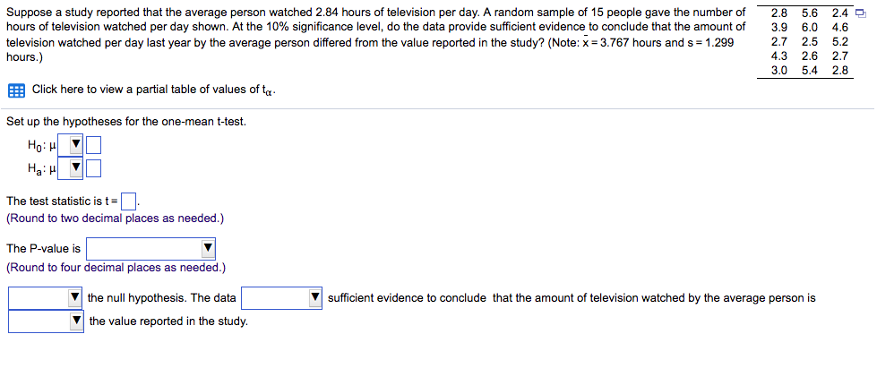 Solved Suppose a study reported that the average person | Chegg.com