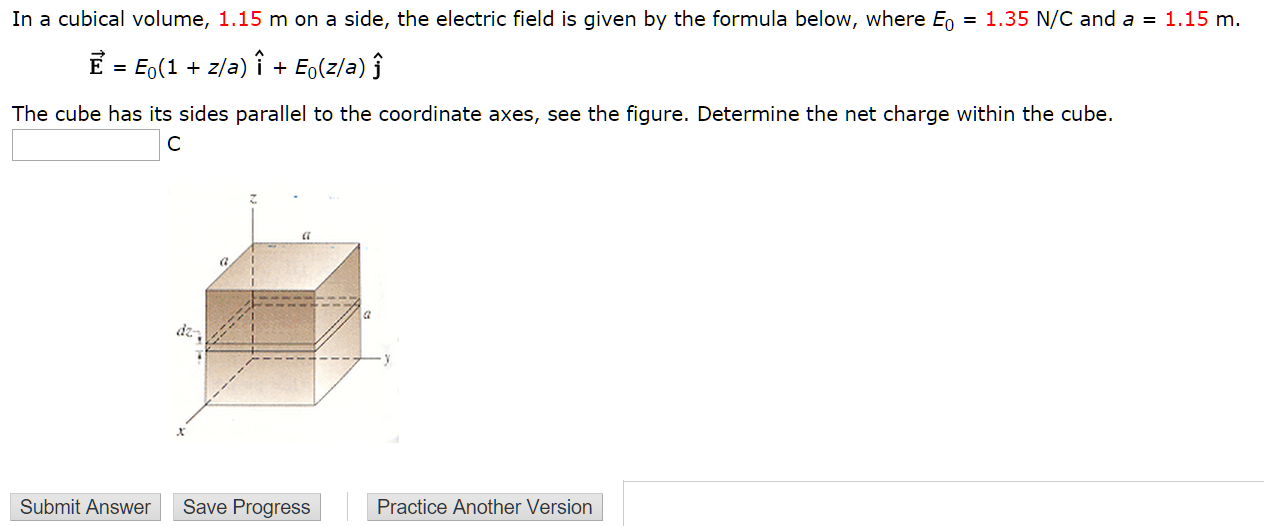 solved-in-a-cubical-volume-1-15-m-on-a-side-the-electric-chegg