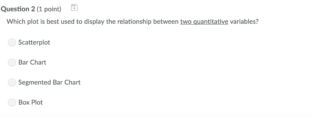 Solved Question 1 (1 point) Which of the following is (are) | Chegg.com