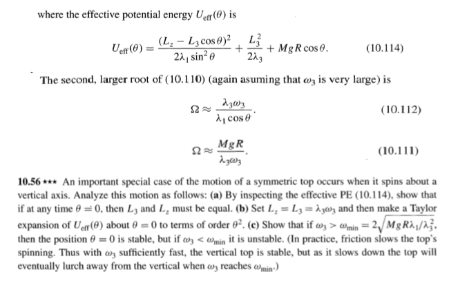 Where the effective potential U_eff(theta) is | Chegg.com