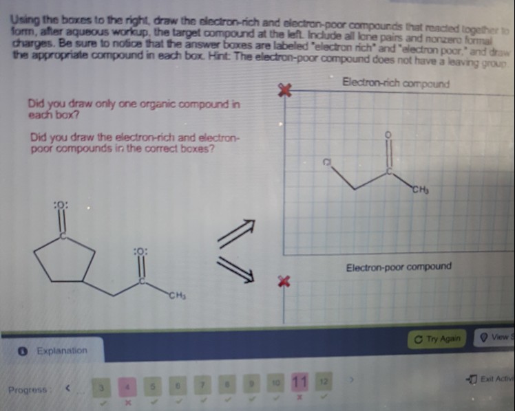 Solved Using the boxes to the right, form, after draw the | Chegg.com