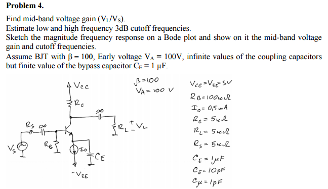 solved-problem-4-find-mid-band-voltage-gain-vl-vs-chegg