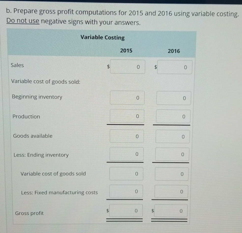Solved Variable and Absorption Costing Scott Manufacturing