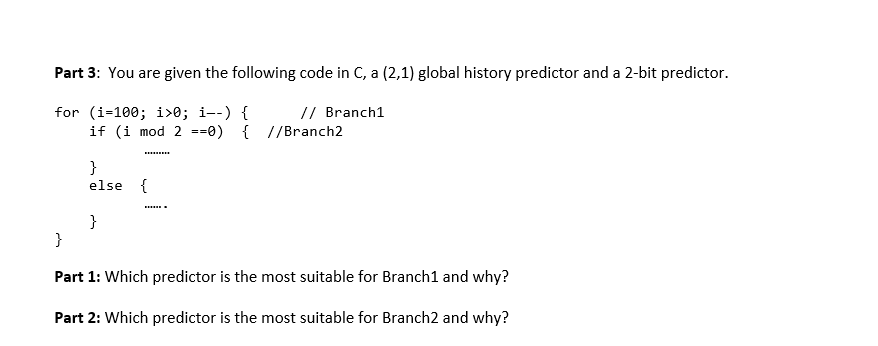 Solved Assume a branch instruction with the following | Chegg.com