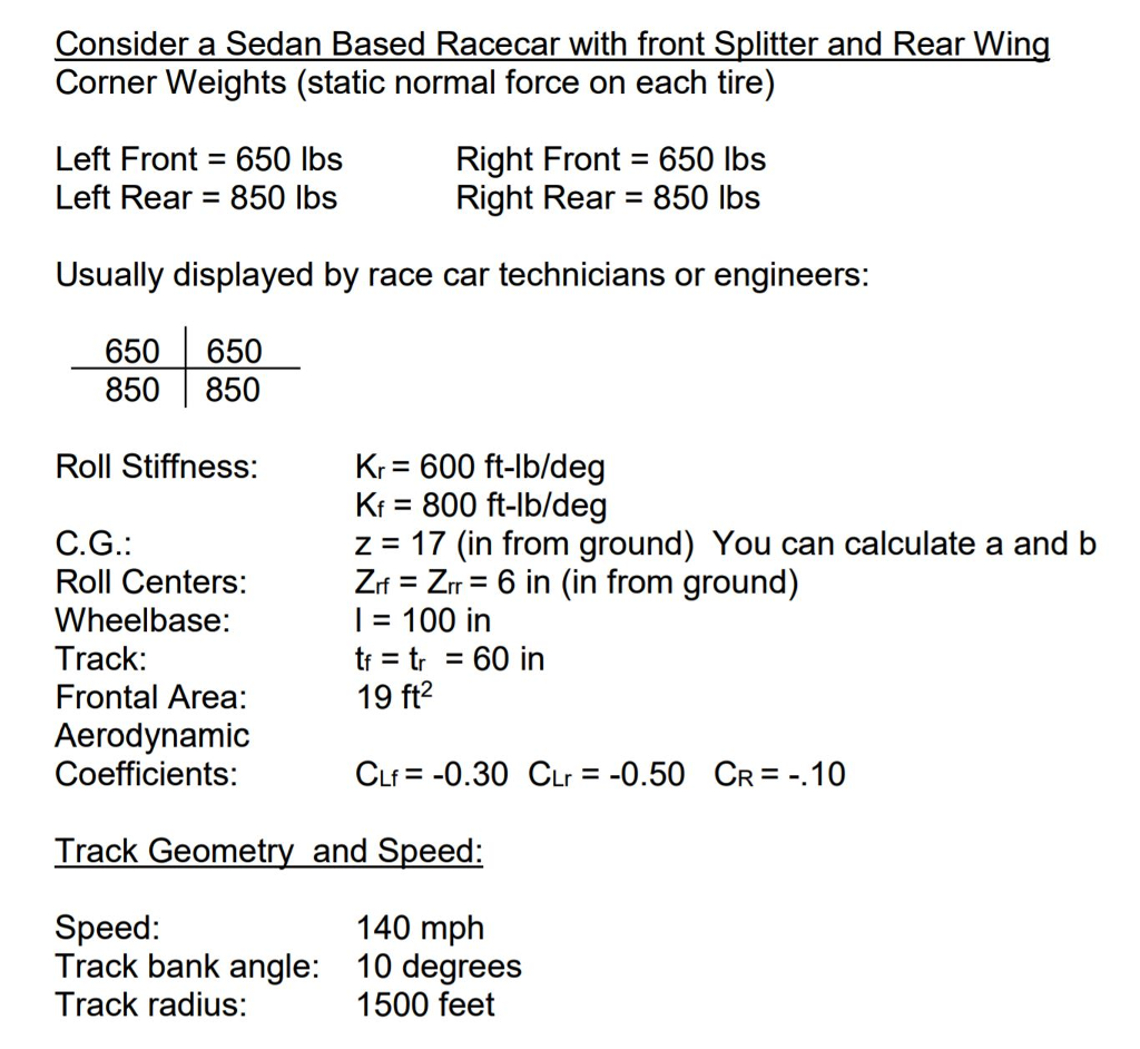 solved-calculate-the-dynamic-wheel-loads-for-a-race-car-on-a-chegg