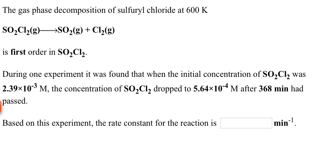 Solved The gas phase decomposition of phosphine at 120 °c | Chegg.com