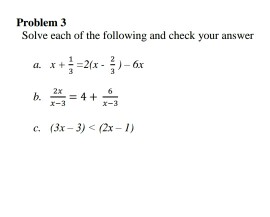 Solved Solve each of the following and check your answer a. | Chegg.com