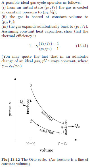 Solved A possible ideal-gas cycle operates as follows: (i) | Chegg.com