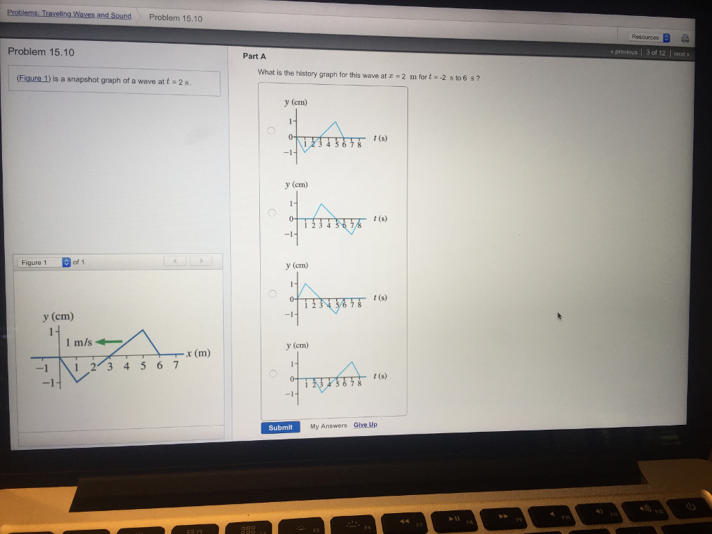 Solved (Figure 1) is a snapshot graph of a wave at t = 2 s.