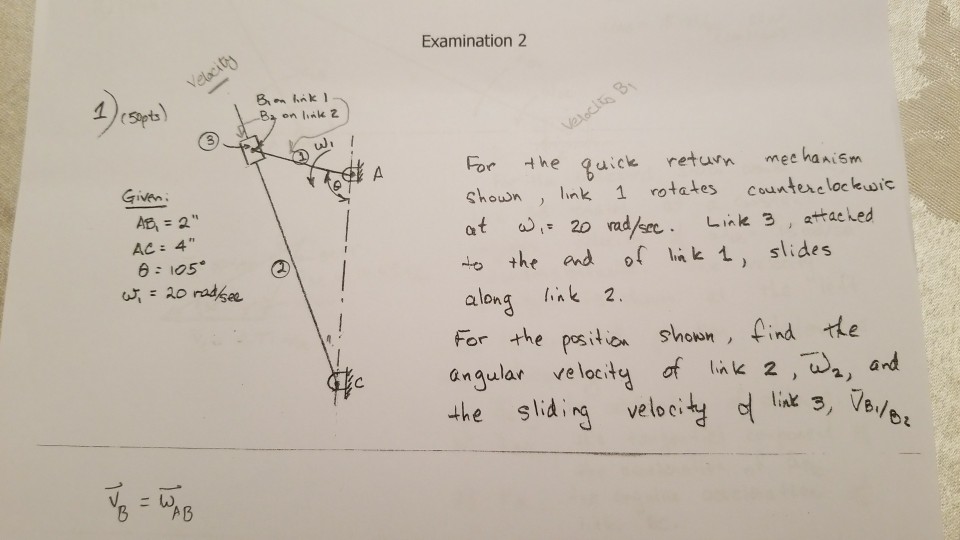 Solved Examination 2 on link por -he guick return mee ha | Chegg.com