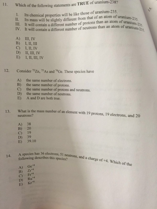 To Perform Uranium235 Dating On A Sample What Must Be True Telegraph