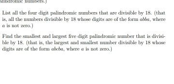 largest 4 digit palindromic number divisible by 15