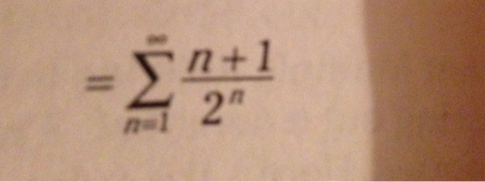 Solved If you split this series up into two separate series, | Chegg.com