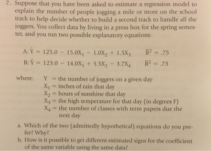 Solved Suppose that you have been asked to estimate a | Chegg.com