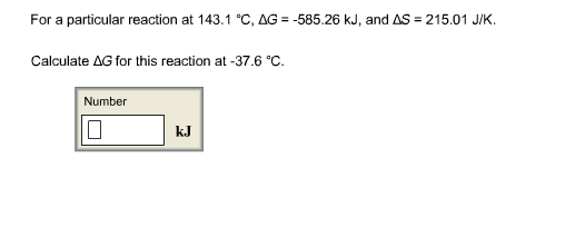 Solved For the reaction described by the chemical equation Chegg