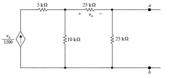 Solved Part E - Find the Thevenin equivalent voltage of a | Chegg.com