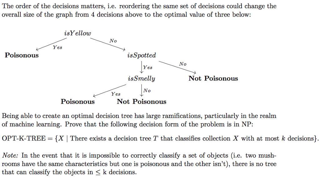 A binary decision tree is a graph that uses a set of | Chegg.com