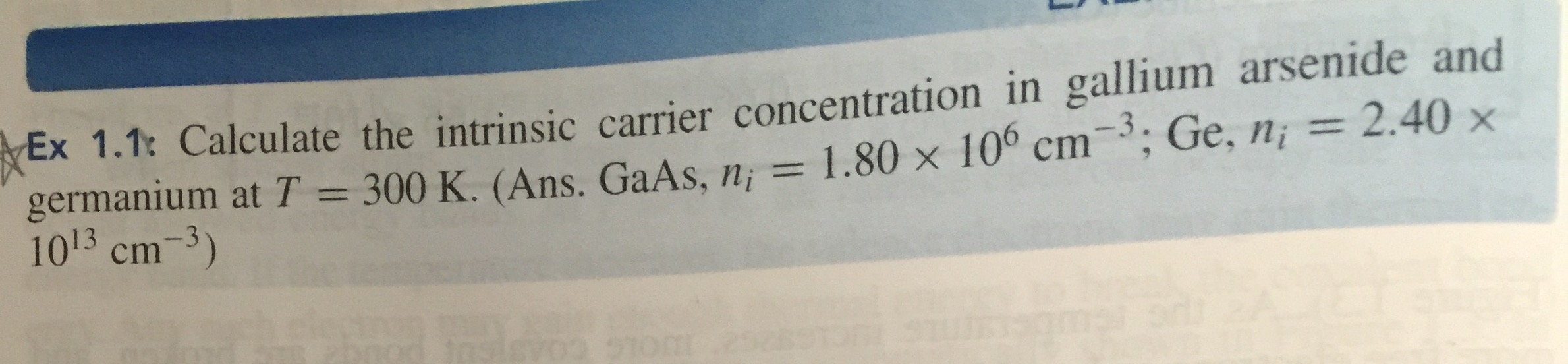 Solved Calculate The Intrinsic Carrier Concentration In | Chegg.com