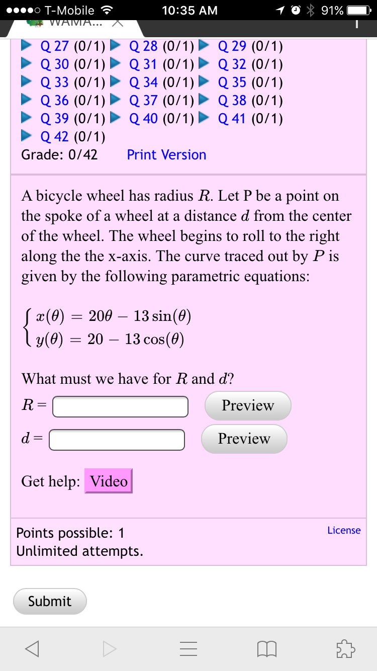 Solved A Bicycle Wheel Has Radius R Let P Be A Point On The Chegg