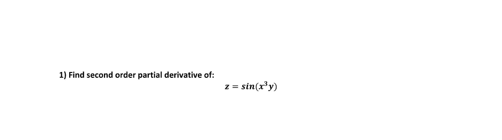 solved-find-second-order-partial-derivative-of-z-sin-chegg