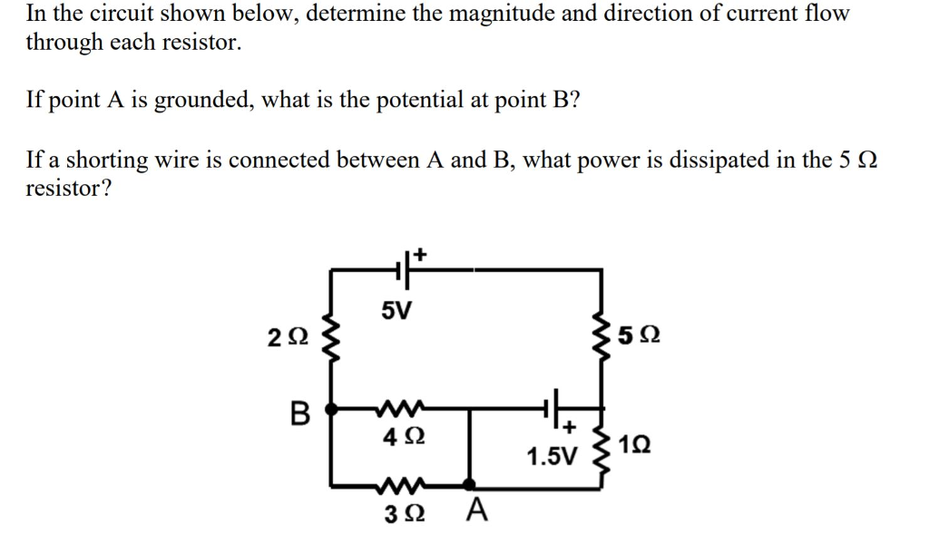 Solved In the circuit shown below, determine the magnitude | Chegg.com