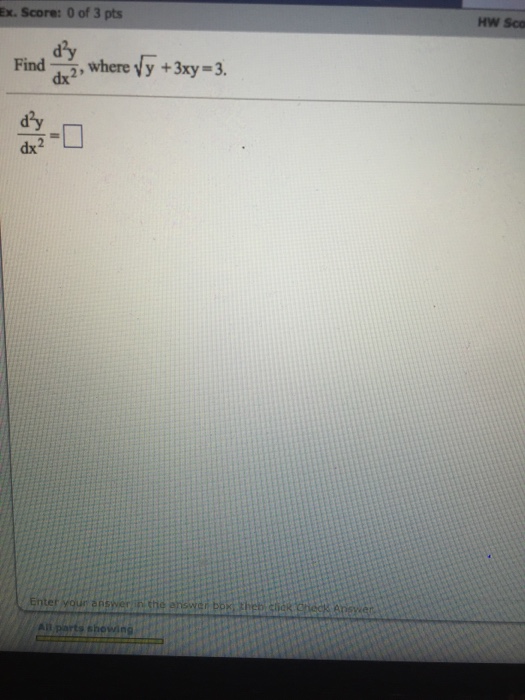 solved-find-where-d-2y-dx-2-where-squareroot-y-3xy-3-chegg