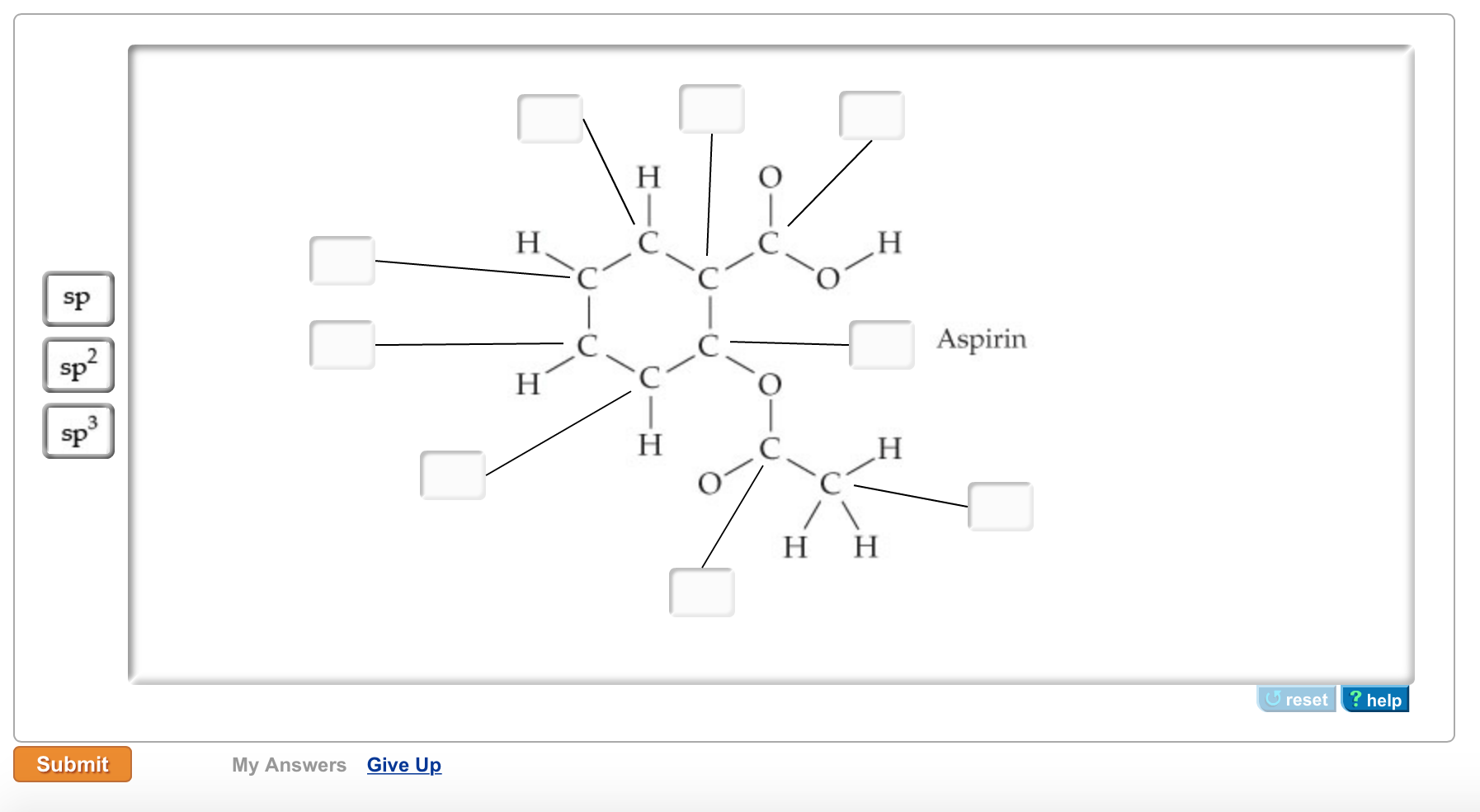 Solved Part A Aspirin has the following connections among