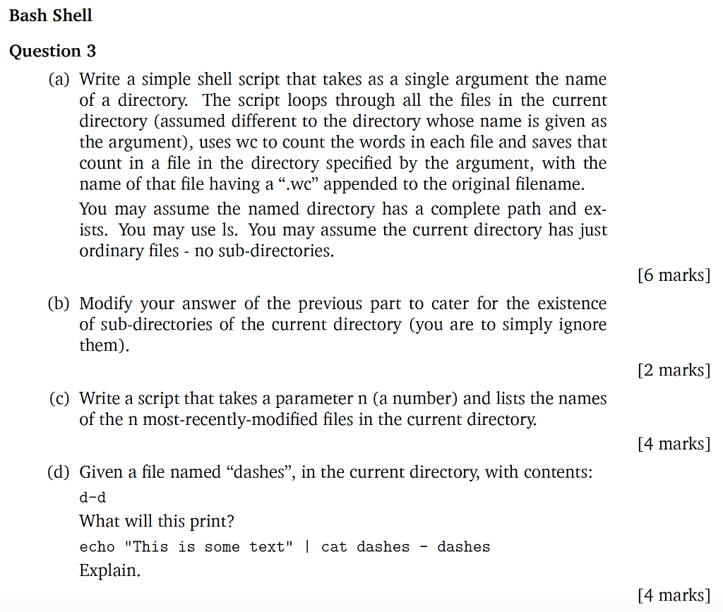 solved-a-write-a-simple-shell-script-that-takes-as-a-chegg