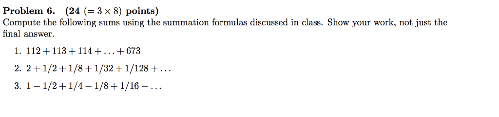Solved Problem 6 24 3 8 Points Compute The Chegg Solved Problem 6 24 3 8 Points Compute The Chegg